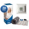 Zestaw grzewczy: Mata DEVI DSVF-150 150W 1m2 + Termoregulator Devireg 535