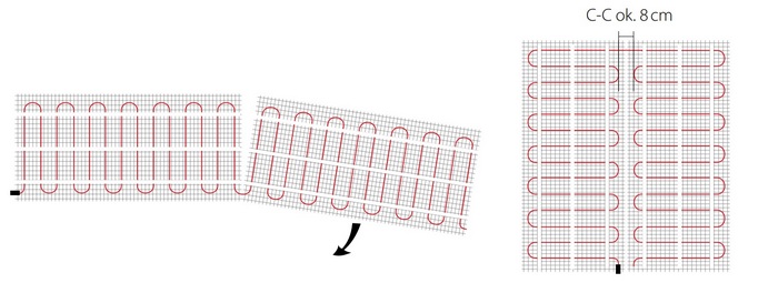 Ogrzewanie Podłogowe - Instalacja maty grzejnej