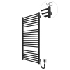 Grzejnik łazienkowy HF Derby 1170 х 530 240W 230V czarny mat
