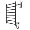 Grzejnik łazienkowy HF Leeds 770 х 430 100W 230V czarny mat