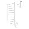 Grzejnik łazienkowy HF Leeds 970 х 430 120W 230V biały mat