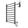 Grzejnik łazienkowy HF Leeds 970 х 530 125W 230V czarny mat
