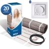 Zestaw grzejny: Mata DEVI DTIF DEVImat 150T 75W 0,5m2 + Termostat Devireg Basic 140F0444 + 140F1164 + puszka