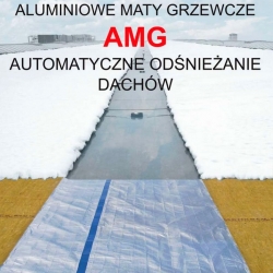 Aluminiowa mata grzewcza dachowa ALMG 1m x 30m 5550W 400V pod membarnę