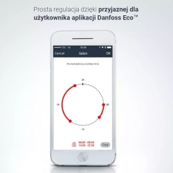 Głowica termostatyczna Danfoss Eco - Bluetooth 014G1001