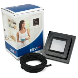 Devireg Touch Czarny  termoregulator DEVI 140F1069