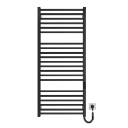 Grzejnik łazienkowy HF Derby 1170 х 530 240W 230V czarny mat