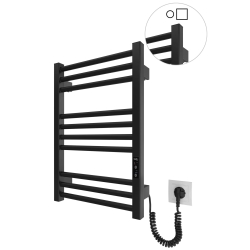 Grzejnik łazienkowy HF Derby 570 х 430 90W 230V czarny mat