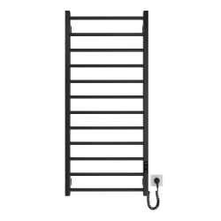 Grzejnik łazienkowy HF Leeds 1170 х 530 155W 230V czarny mat