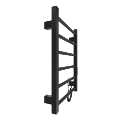 Grzejnik łazienkowy HF Leeds 570 х 430 60W 230V czarny mat
