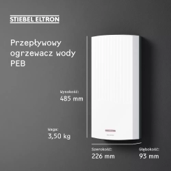 Przepływowy podgrzewacz wody STIEBEL ELTRON PEB 11