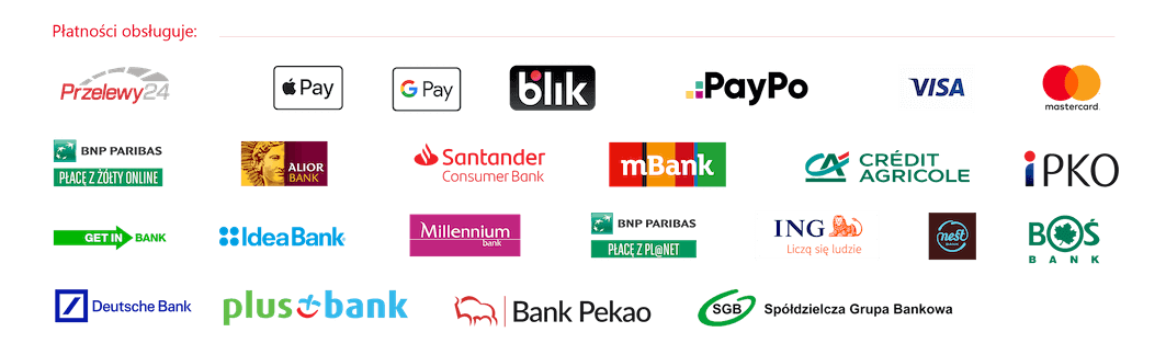 Dostępne metody płatności w ogrzewanie-elektryczne.pl